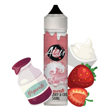 E-Liquid Strawberry & Cream (Erdbeere, Joghurt) - Aisu Yoguruto 50 ml