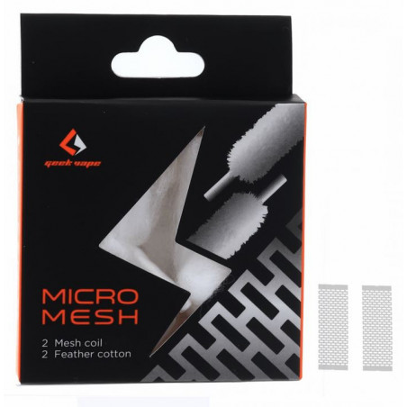 Micro Mesh RTA Zeus X + Watte - Geek Vape - Packaging