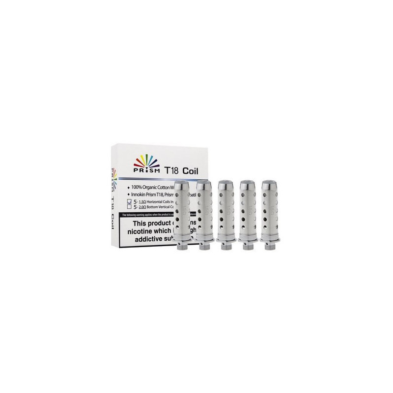 Verdampferköpfe Prism T18 - Innokin - (5 Stck.) Verdampferköpfe Prism T18 - Innokin - (5 Stck.)