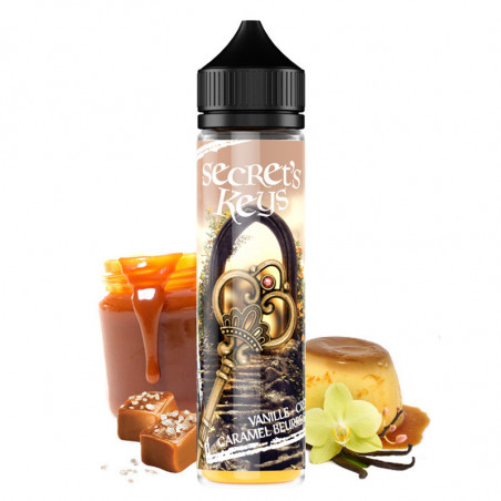 E-Liquid Golden Key (Custard, Karamell mit Butter) - Secret's Keys by Secret's Lab - 50 ml