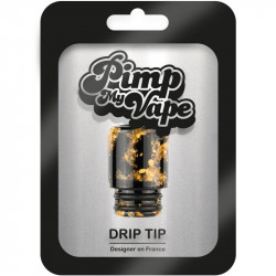 Drip Tip 510 PVM0003 - Pimp My Vape - Gold & Schwarz