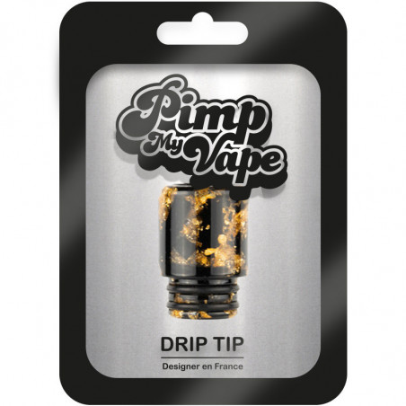 Drip Tip 510 PVM0003 - Pimp My Vape - Gold & Schwarz