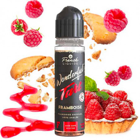 E-Liquid Framboise (Mürbeteig & Himbeeren) - Wonderful Tart By Le French Liquide | 60ml mit Nikotin