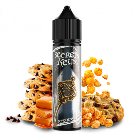 E-Liquid Black Key (Cookies & Karamell-Popcorn) - Shortfill Format - Secret's Keys by Secret's Lab | 50 ml