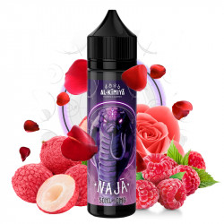 E-Liquid Naja Litschi, Limette, Rose, Himbeere, Apfel & Karamell - Al-Kimiya