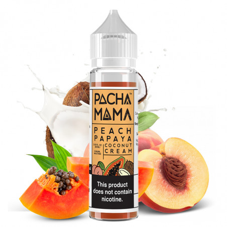 E-liquide Pfirsich, Papaya, Coconut Cream