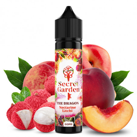 E-Liquid The Dragon ( Nektarine & Litschi) - Secret Garden by Secret's Lab | 50ml "Shortfill 75ml"