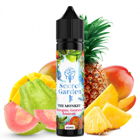 E-Liquid The Monkey (Mango, Guave & Ananas) - Secret Garden by Secret's Lab | 50ml "Shortfill 75ml"