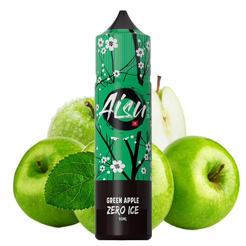Green Apple - 50/60ml Shortfill - Aisu ZERO ICE von Zap! Juice - Liquid