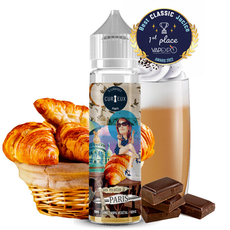 Un Matin à Paris - 50/70ml Shortfill - Hexagone von Curieux - Liquid Un Matin à Paris - 50/70ml Shortfill - Hexagone von Curieux - Liquid