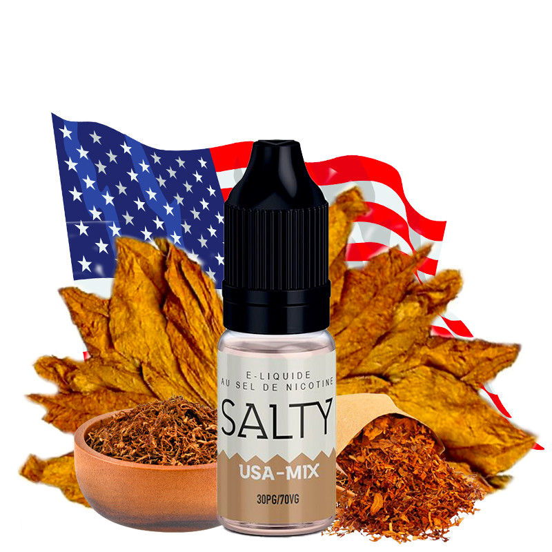 USA - Mix - 10ml NikotinSalz - SALTY von Savourea - Liquid USA - Mix - 10ml NikotinSalz - SALTY von Savourea - Liquid
