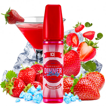 E-Liquid Strawberry Bikini Ice (Erdbeer-Limo) - Shortfill Format - Dinner Lady | 50ml