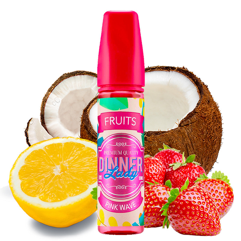 Pink Wave - 50/60ml Shortfill - Fruits von Dinner Lady - Liquid