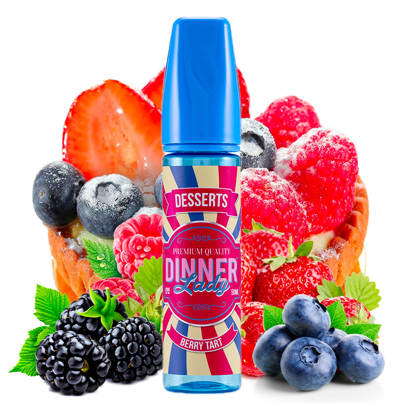 Berry Tart - 50/60ml Shortfill - Desserts von Dinner Lady - Liquid Berry Tart - 50/60ml Shortfill - Desserts von Dinner Lady - Liquid