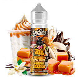 E-Liquid Seventies - 70'S ( Karamell-Eis) - Édition Oldies by Curieux | 50ml "Shortfill 70ml"