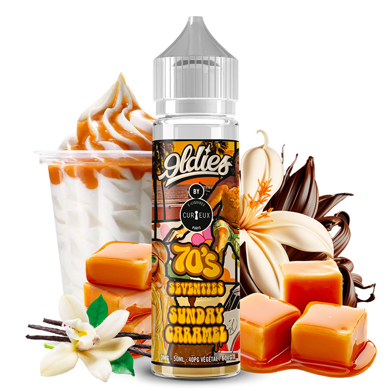 Seventies 70'S - 50/70ml Shortfill - Édition Oldies Curieux Seventies 70'S - 50/70ml Shortfill - Édition Oldies Curieux