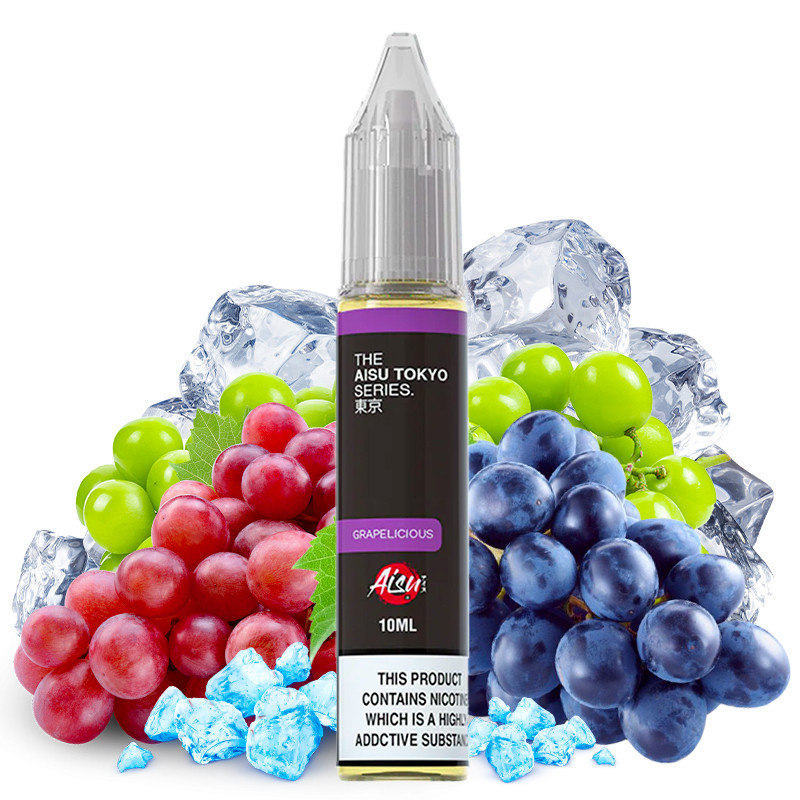 Grapelicious - 10ml NikotinSalz - Aisu Tokyo Zap Juice - Liquid Grapelicious - 10ml NikotinSalz - Aisu Tokyo Zap Juice - Liquid