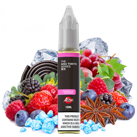 E-Liquid Rainbow Astaire ( Rote Früchte, Lakritz, Anis & Frische) - Nikotinsalze - Aisu Tokyo Series by Zap! Juice | 10ml