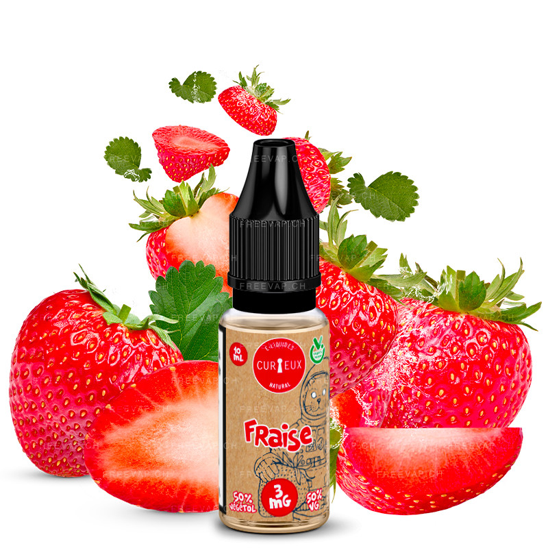 Fraise - 10ml - Natural von Curieux - Liquid