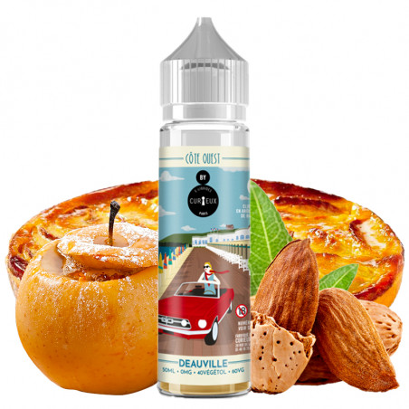 E-Liquid Deauville (Apfelkuchen & Mandelcreme) 50ml Côte Ouest by Curieux
