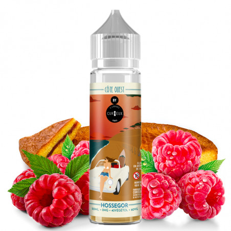 E-Liquid Hossegor (Himbeertörtchen) 50ml Côte Ouest by Curieux