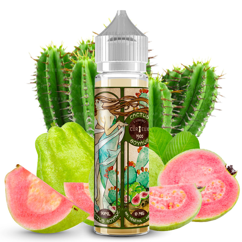Curieux 1900 - Cactus Goyave Liquid- 50/60ml Shortfill Liquid Curieux 1900 - Cactus Goyave Liquid- 50/60ml Shortfill Liquid