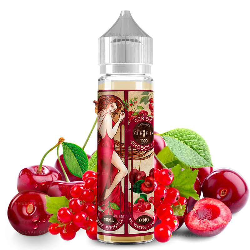 Cerise Groseille - 50/70ml Shortfill - 1900 von Curieux - Liquid Cerise Groseille - 50/70ml Shortfill - 1900 von Curieux - Liquid