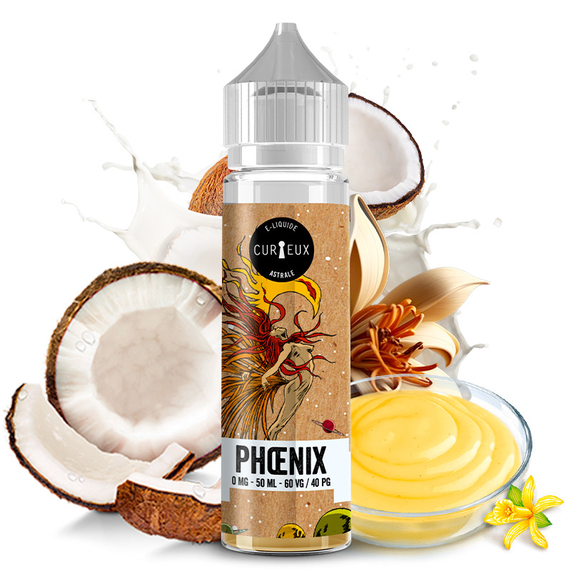 Curieux Astrale - Phoenix - 50/60ml Liquid (Shortfill) Curieux Astrale - Phoenix - 50/60ml Liquid (Shortfill)