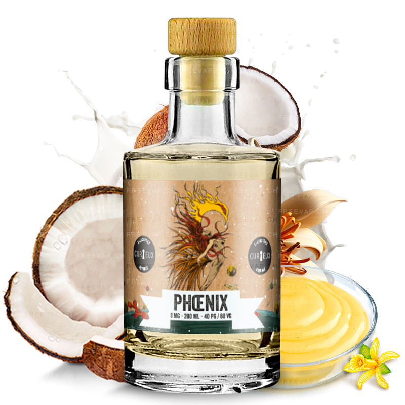 Phoenix (Custard & Kokos) - Shortfill Format - Sammleredition | 200ml Phoenix (Custard & Kokos) - Shortfill Format - Sammleredition | 200ml