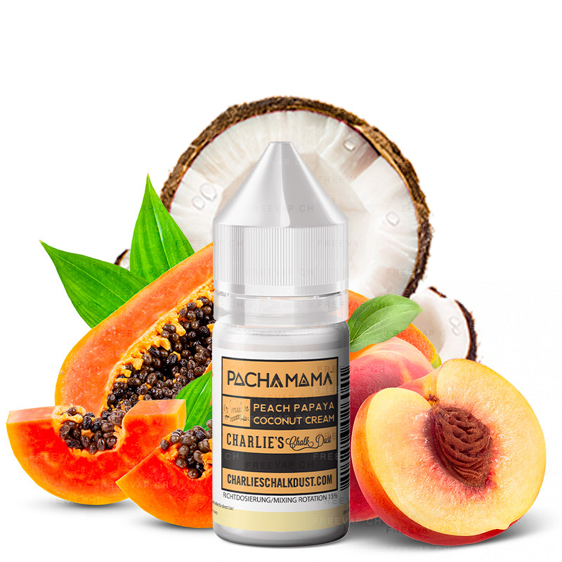 DIY Aroma Peach Papaya Coconut Cream - Pachamama by Charlie's Chalk Dust | 30ml DIY Aroma Peach Papaya Coconut Cream - Pachamama by Charlie's Chalk Dust | 30ml