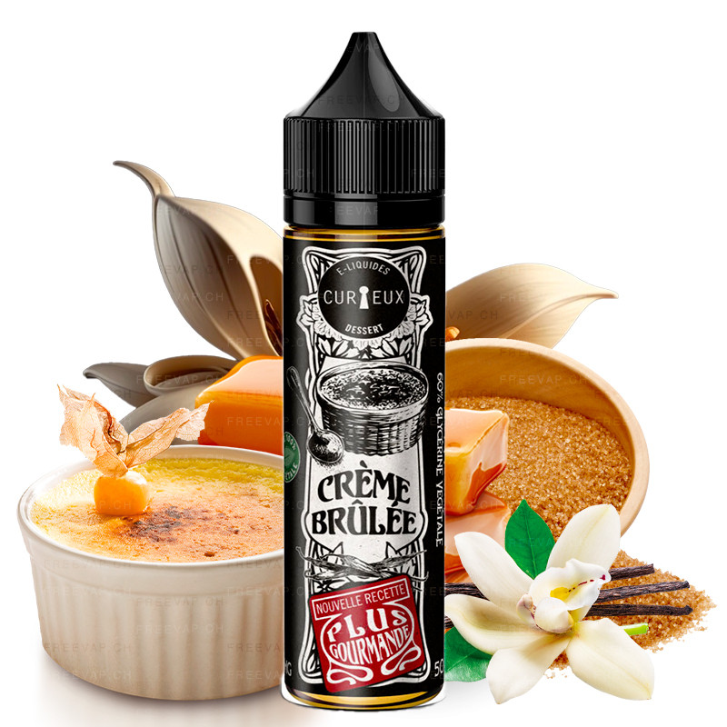 Crème Brûlée - 50/60ml Shortfill - Dessert von Curieux - Liquid Crème Brûlée - 50/60ml Shortfill - Dessert von Curieux - Liquid