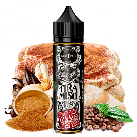 E-Liquid Tiramisu - Édition Dessert by Curieux | 50ml "Shortfill 70ml"