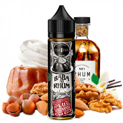 E-Liquid Baba au Rhum (Rumkuchen & Nüsse) - Édition Dessert by Curieux | 50ml "Shortfill 70ml"