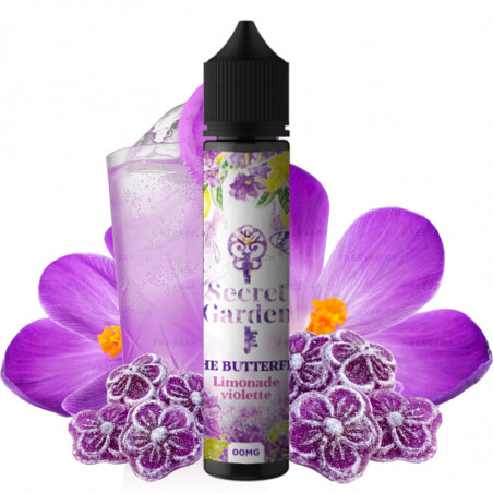 E-Liquid The Butterfly (Veilchen-Limonade) von Secret Garden by Secret's Lab 50 ml Shortfill