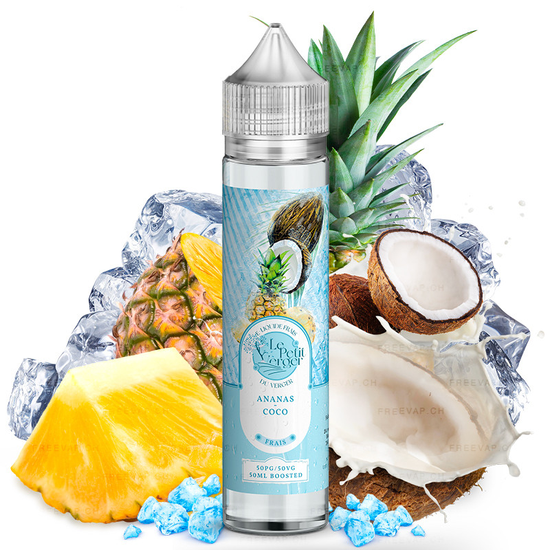 Ananas Coco Frais - 50/70ml Shortfill - Le petit Verger von Savourea - Liquid Ananas Coco Frais - 50/70ml Shortfill - Le petit Verger von Savourea - Liquid