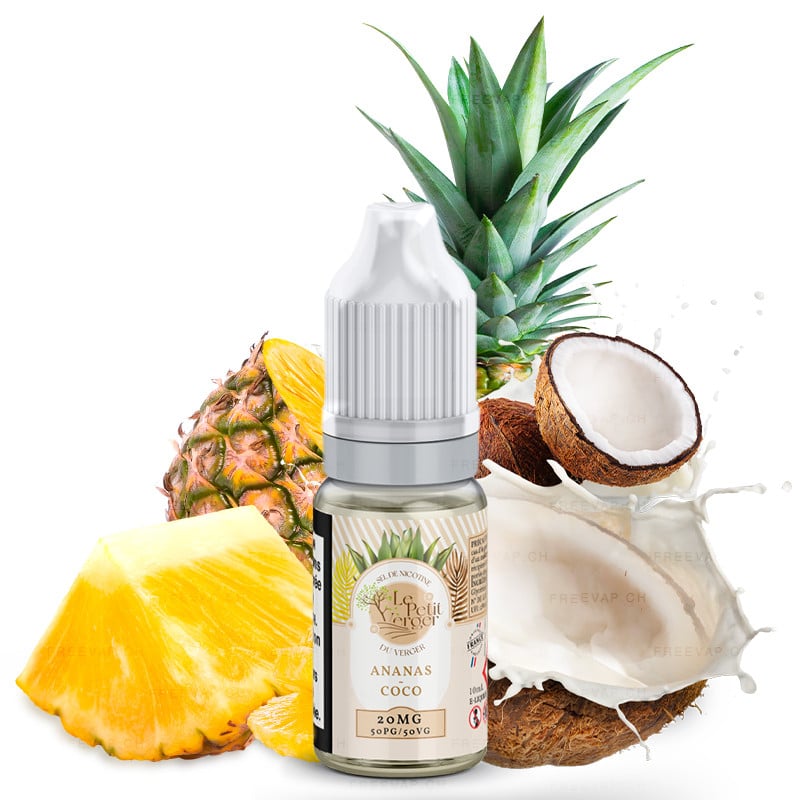 Ananas Coco - 10ml NikotinSalz 20mg - Le petit Verger von Savourea - Liquid