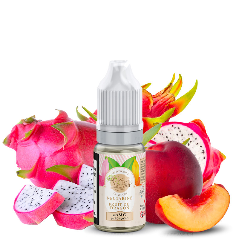 Nectarine Fruit du Dragon - 10ml NikotinSalz 20mg - Le petit Verger von Savourea - Liquid
