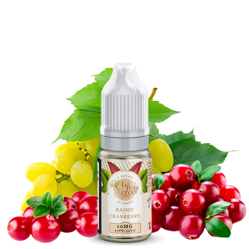 Raisin Cranberry - 10ml NikotinSalz 20mg - Le petit Verger von Savourea - Liquid Raisin Cranberry - 10ml NikotinSalz 20mg - Le petit Verger von Savourea - Liquid