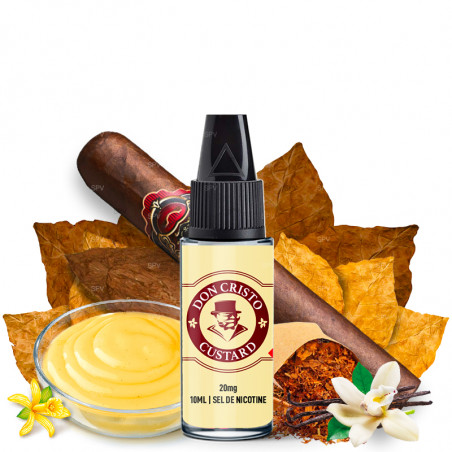 Nic Salt E-Liquid Don Cristo Custard - PGVG Labs | 10 ml