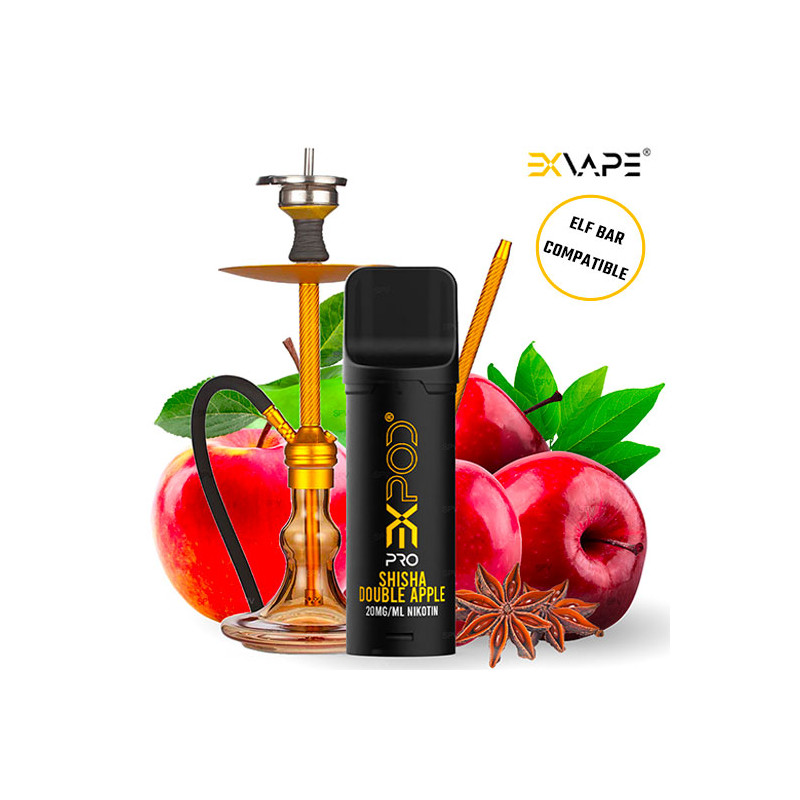 Kartusche Expod Pro - Gold Series - Shisha Double Apple Kartusche Expod Pro - Gold Series - Shisha Double Apple
