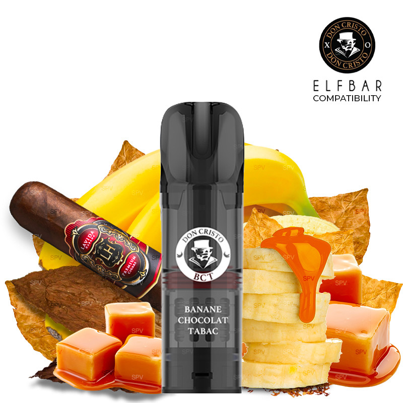 Don Cristo - Pod Kartuschen Banana Chocolate Tabac - PGVG-Labs