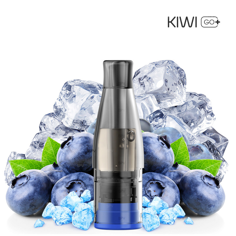 Pod-Kartuschen Kiwi GO PLUS - Blueberry Ice - Kiwi Vapor - (2 Stck.) Pod-Kartuschen Kiwi GO PLUS - Blueberry Ice - Kiwi Vapor - (2 Stck.)