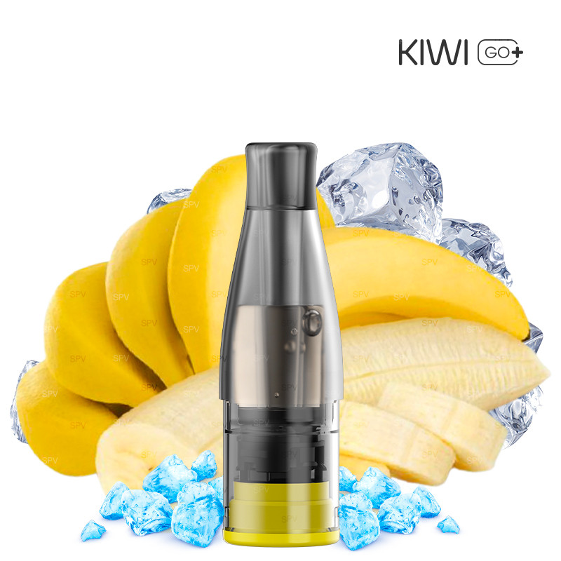 Pod-Kartuschen Kiwi GO PLUS - Banana Ice - Kiwi Vapor - (2 Stck.) Pod-Kartuschen Kiwi GO PLUS - Banana Ice - Kiwi Vapor - (2 Stck.)