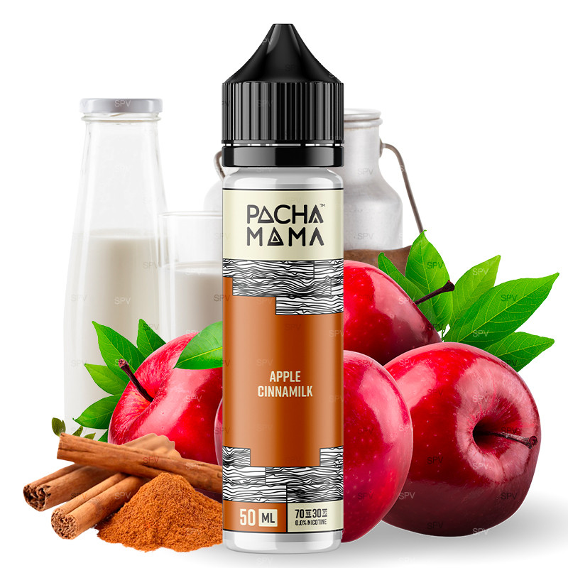 Apple Cinnamilk - 50/60ml Shortfill - Pachamama Charlie's Chalk Dust Apple Cinnamilk - 50/60ml Shortfill - Pachamama Charlie's Chalk Dust