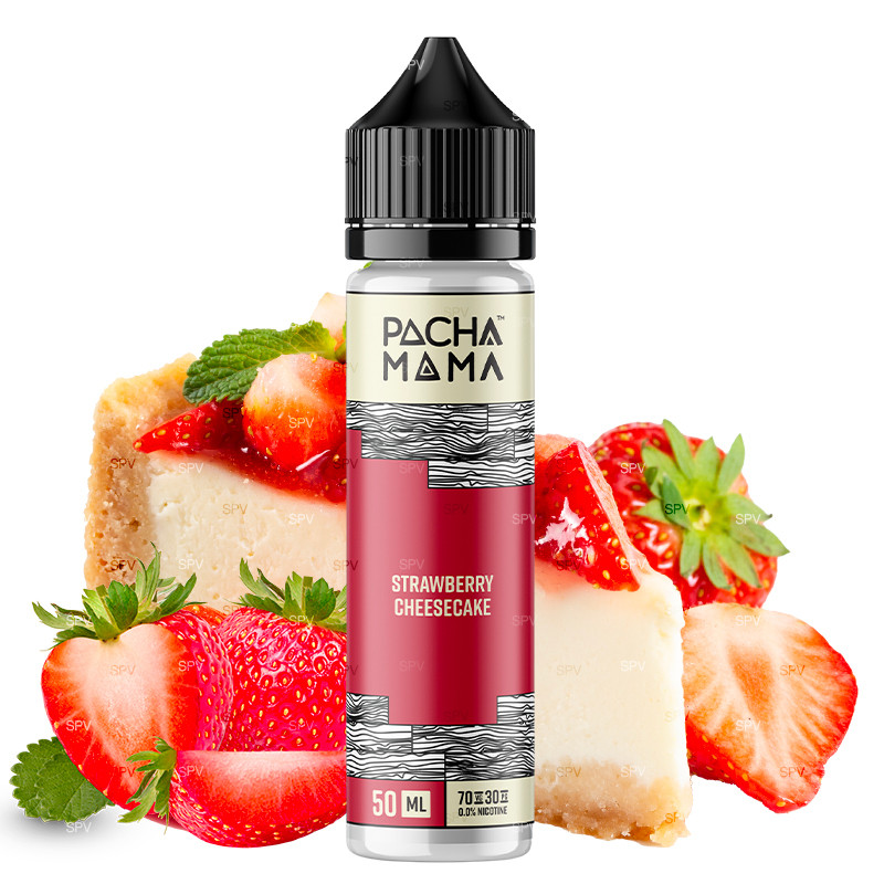 Strawberry Cheesecake - 50/60ml Shortfill - Pachamama Charlie's Chalk Dust Strawberry Cheesecake - 50/60ml Shortfill - Pachamama Charlie's Chalk Dust