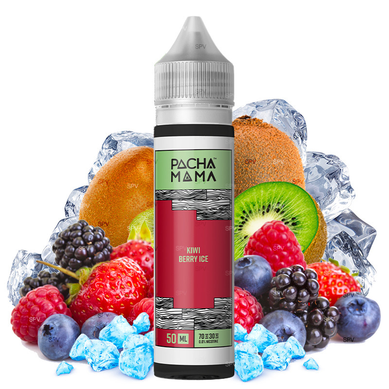 Kiwi Berry Ice - 50/60ml Shortfill - PACHA MAMA von Charlie's Chalk Dust - Liquid