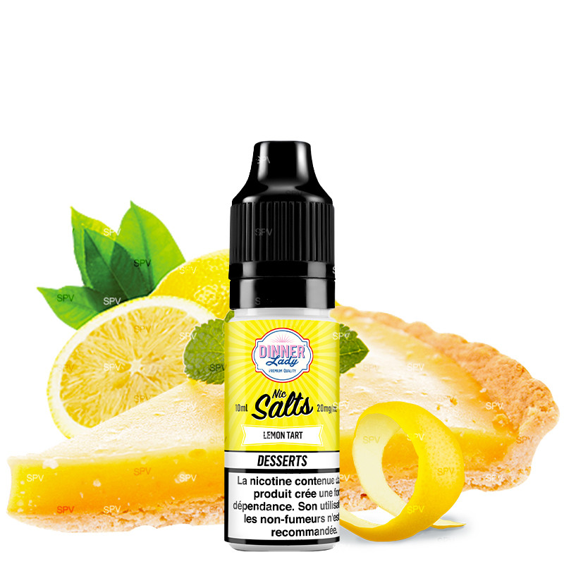 Lemon Tart - 10ml NikotinSalz - DESSERTS Dinner Lady - Liquid -NEW