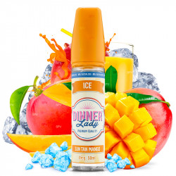 E-Liquid Sun Tan Mango Ice - Shortfill Format - Dinner Lady