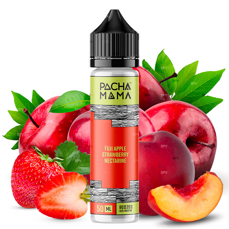 Fuji Apple Strawberry Nectarine - 50/60ml Shortfill - PACHA MAMA von Charlie's Chalk Dust - Liquid Fuji Apple Strawberry Nectarine - 50/60ml Shortfill - PACHA MAMA von Charlie's Chalk Dust - Liquid