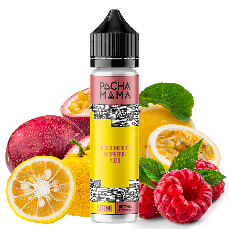 Passion Fruit Raspberry Yuzu - 50/60ml Shortfill - PACHA MAMA von Charlie's Chalk Dust - Liquid Passion Fruit Raspberry Yuzu - 50/60ml Shortfill - PACHA MAMA von Charlie's Chalk Dust - Liquid